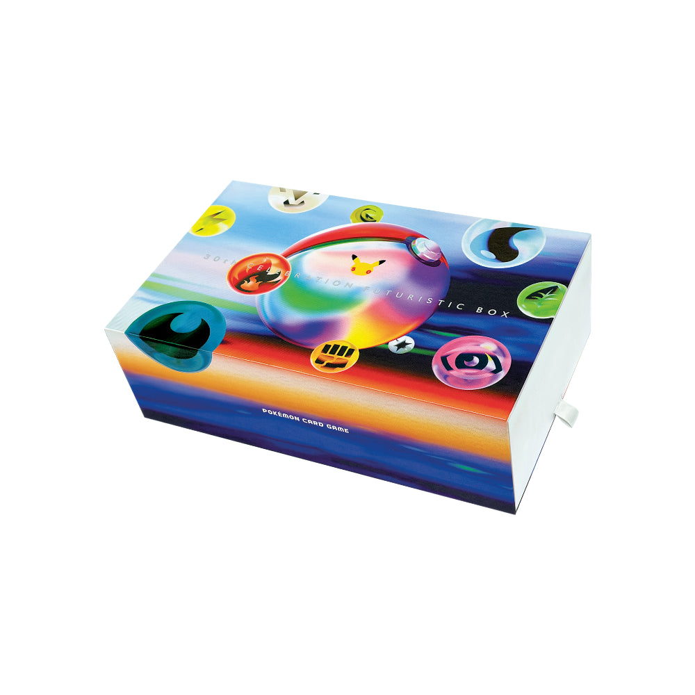 (Backorder - expected to ship October 23–26) Pokemon 30th Anniversary Celebration Futuristic Gift Box [S-Chinese]